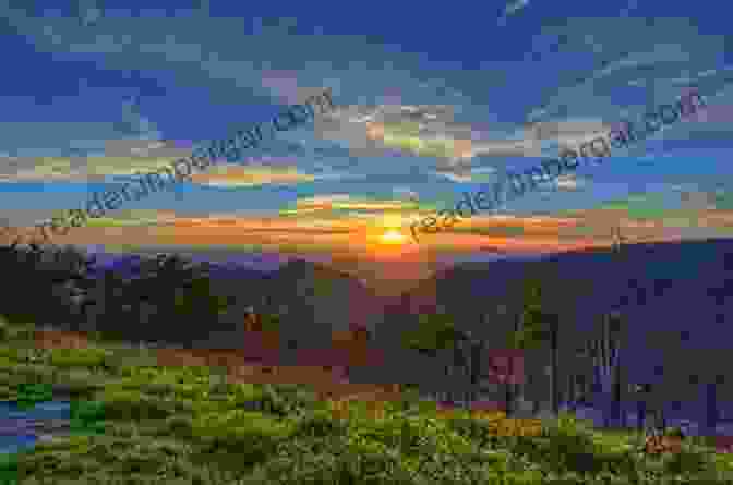 A Breathtaking View Of The Blue Ridge Mountains, Adorned With Lush Greenery And Rolling Hills. Hiking And Traveling The Blue Ridge Parkway Revised And Expanded Edition: The Only Guide You Will Ever Need Including GPS Detailed Maps And More (Southern Gateways Guides)