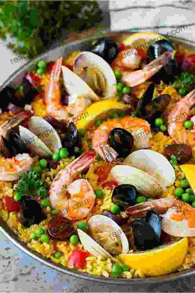 A Delicious Seafood Paella Dish Authentic Spanish Paella: Recipe With Seafood: Easy Paella Recipe