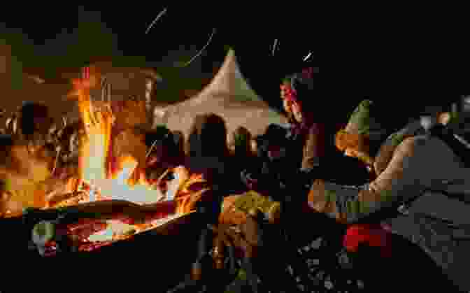 A Group Of People Gathered Around A Bonfire During A Michaelmas Celebration Celebrating Autumn Equinox: Customs Crafts Recipes Rituals For Harvest Sukkot Mid Autumn Moon Michaelmas Eleusinian Mysteries Other Autumn Holidays (Celebrating The Seasonal Holidays 3)