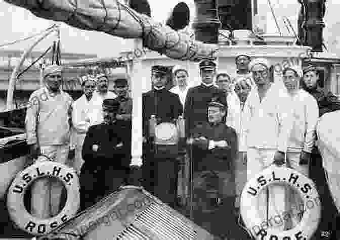 A Lighthouse Keeper And A Lighthouse Tender Crew Member Shaking Hands The History Of Great Lake Lighthouse Tenders: Important Parts Of Navigation In The Great Lakes: Ship History