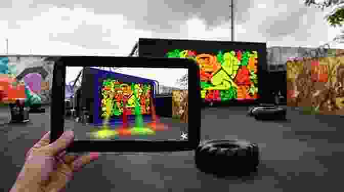 A Vibrant Image Showcasing The Innovative Use Of Augmented Reality In Public Art Public Art In Canada: Critical Perspectives