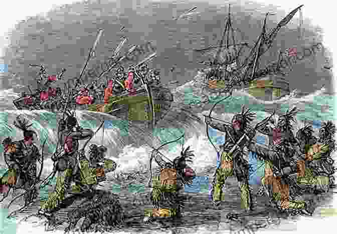 An Illustration Depicting A Fierce Battle Between Colonists And Native American Warriors During King Philip's War. King And People In Provincial Massachusetts (Published By The Omohundro Institute Of Early American History And Culture And The University Of North Carolina Press)