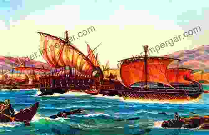 An Illustration Of The Battle Of Salamis Athenian Trireme Vs Persian Trireme: The Graeco Persian Wars 499 449 BC (Duel)