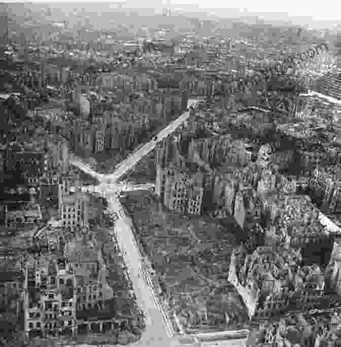 Berlin At War Book Cover With A Black And White Photograph Of A Bombed Out Street In Berlin Berlin At War Roger Moorhouse