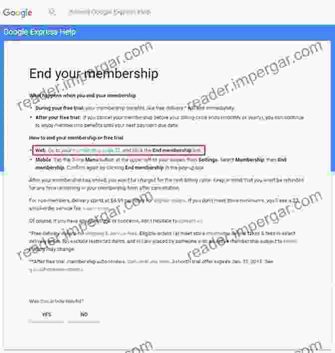 Click On The Cancel My Membership Link How To Cancel Unlimited Subscription For Beginners In Technology In 2024: A Concise Guide On How To Finally Cancel Your Unlimited Membership Immediately With Screenshots