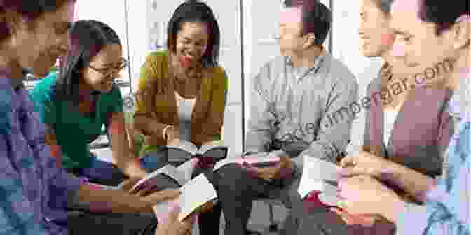 Image Of A Group Of People Reading Books And Engaging In A Discussion Take My Word For It: A Dictionary Of English Idioms