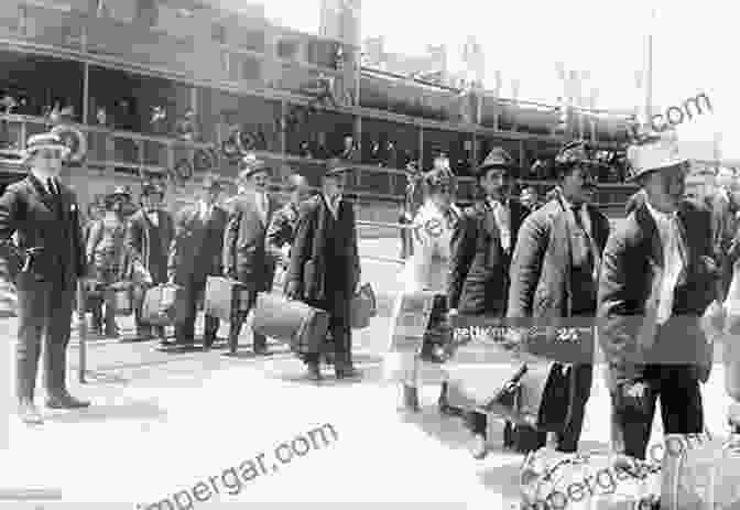 Italian Immigrants Arriving At Ellis Island, New York City La Merica: Images Of Italian Greenhorn Experience