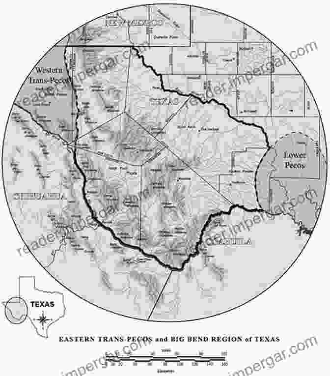 Map Of The Big Bend And Trans Pecos Regions Of Texas Woody Plants Of The Big Bend And Trans Pecos: A Field Guide To Common Browse For Wildlife (Myrna And David K Langford On Working Lands)