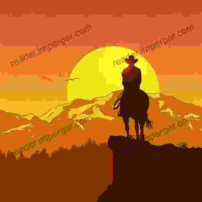 Silhouette Of A Cowboy Riding Horseback Against A Sunset Home Land: Ranching And A West That Works (Rocky Mountain Land Library)