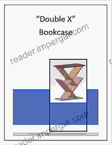 Double X Bookcase